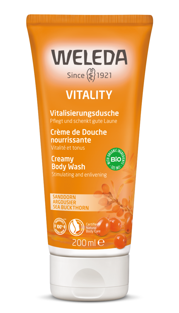 weleda vitality creamy body wash 200ml