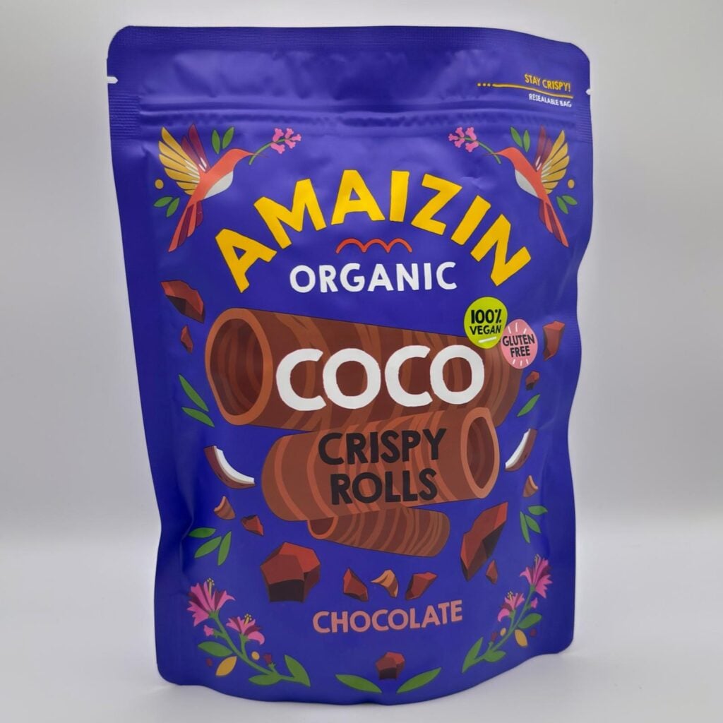 Amaizin - Chocolate Coco Crispy Rolls 140g