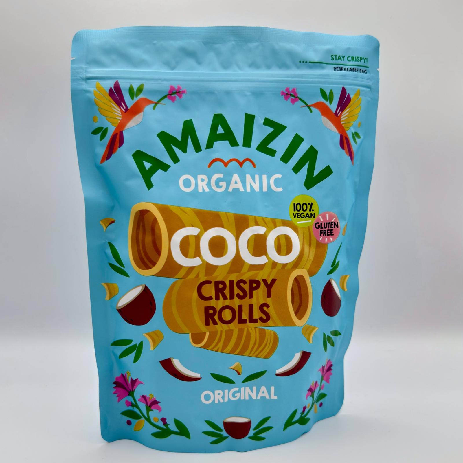 Amaizin - Original Coco Crispy Rolls 140g