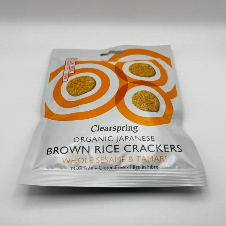 Clearspring - Crackers Råris Sesam 40g