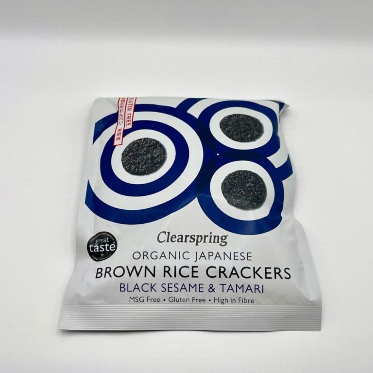 Clearspring - Crackers Råris Svart Sesam 40g