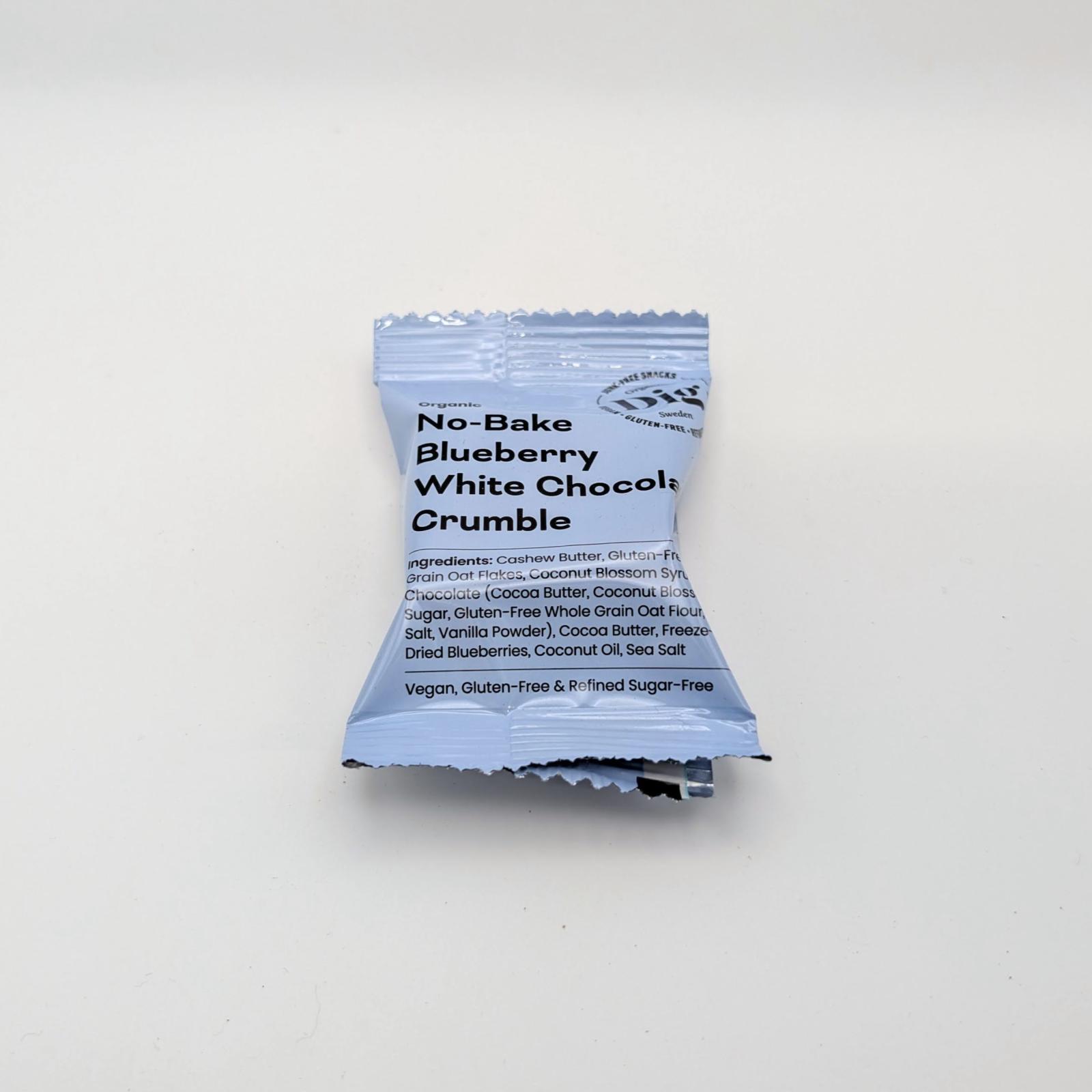 Dig - No-Bake White Choc/Blueberry Crumble 35g
