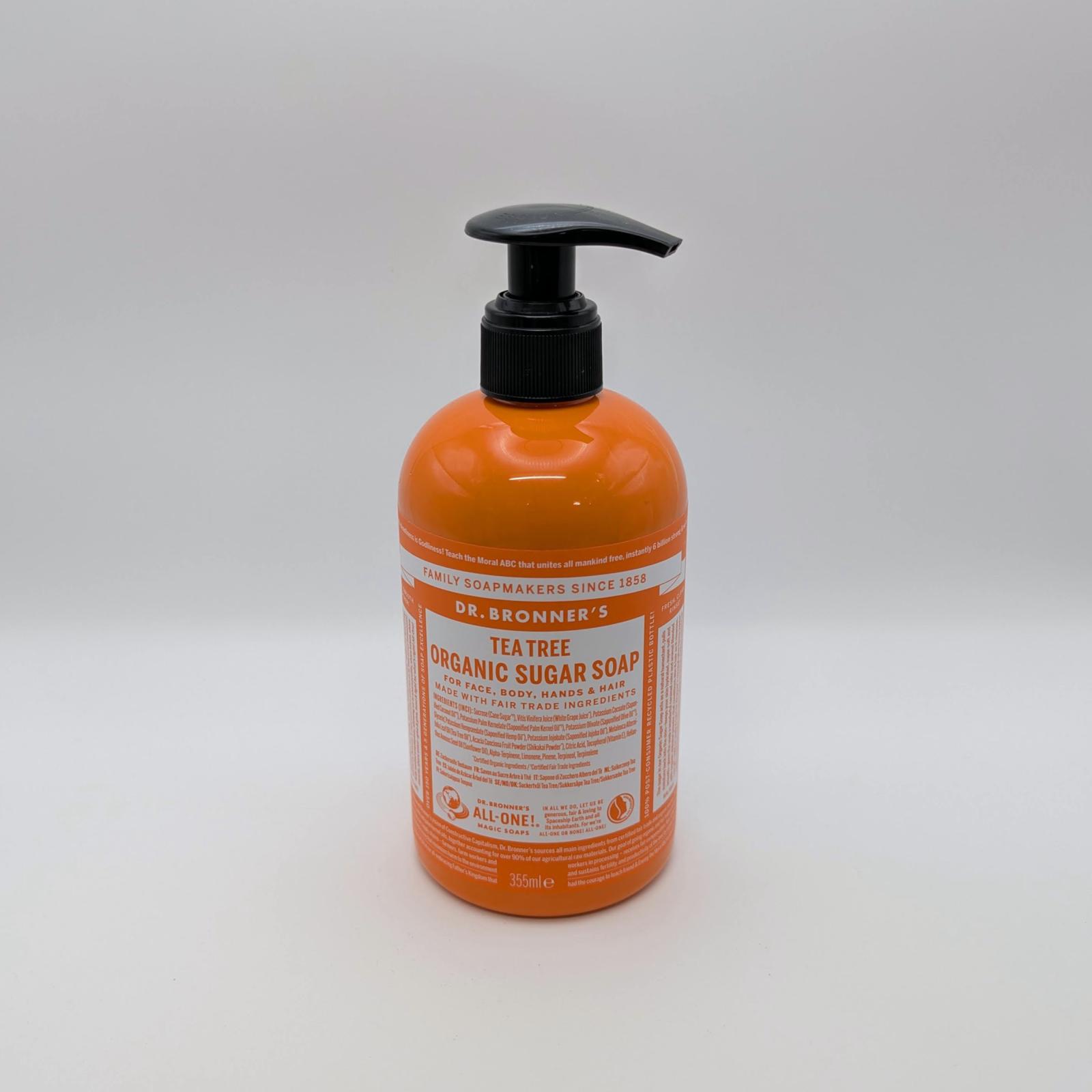Dr Bronner - All-One Organic Sugar Soap Tea Tree 355ml