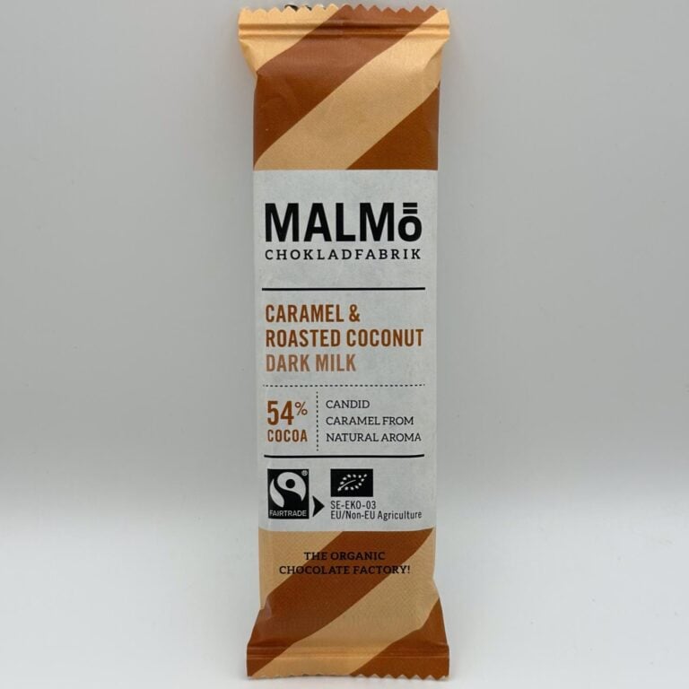 Malmö Chokladfabrik - Caramel & Roasted Coconut Dark Milk 54% 25g