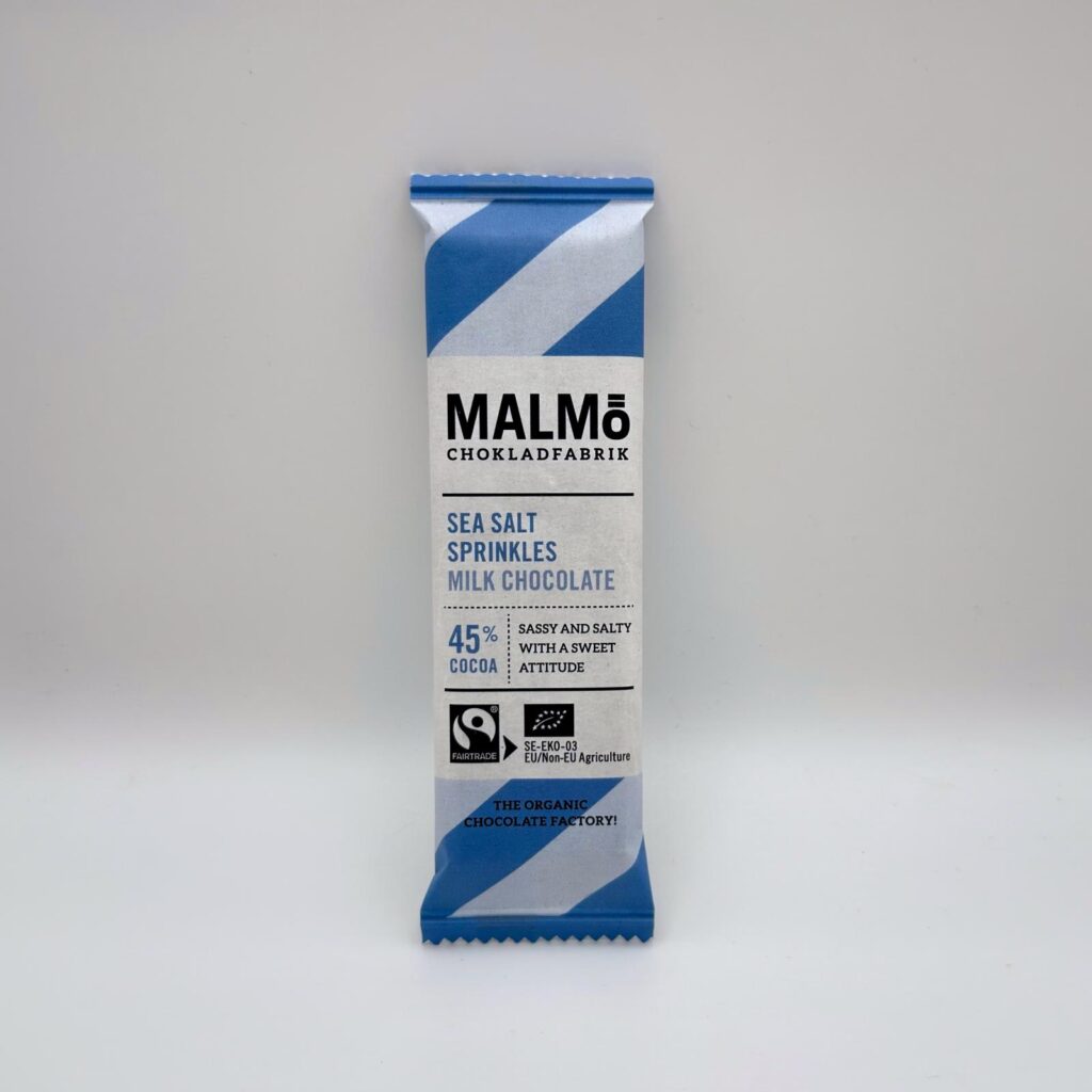 Malmö Chokladfabrik - Sea Salt Sprinkles Milk Chocolate 45% 25g