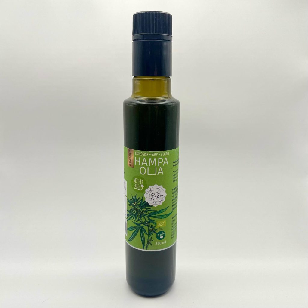 Mother Earth - Hampafröolja Kallpressad 250ml
