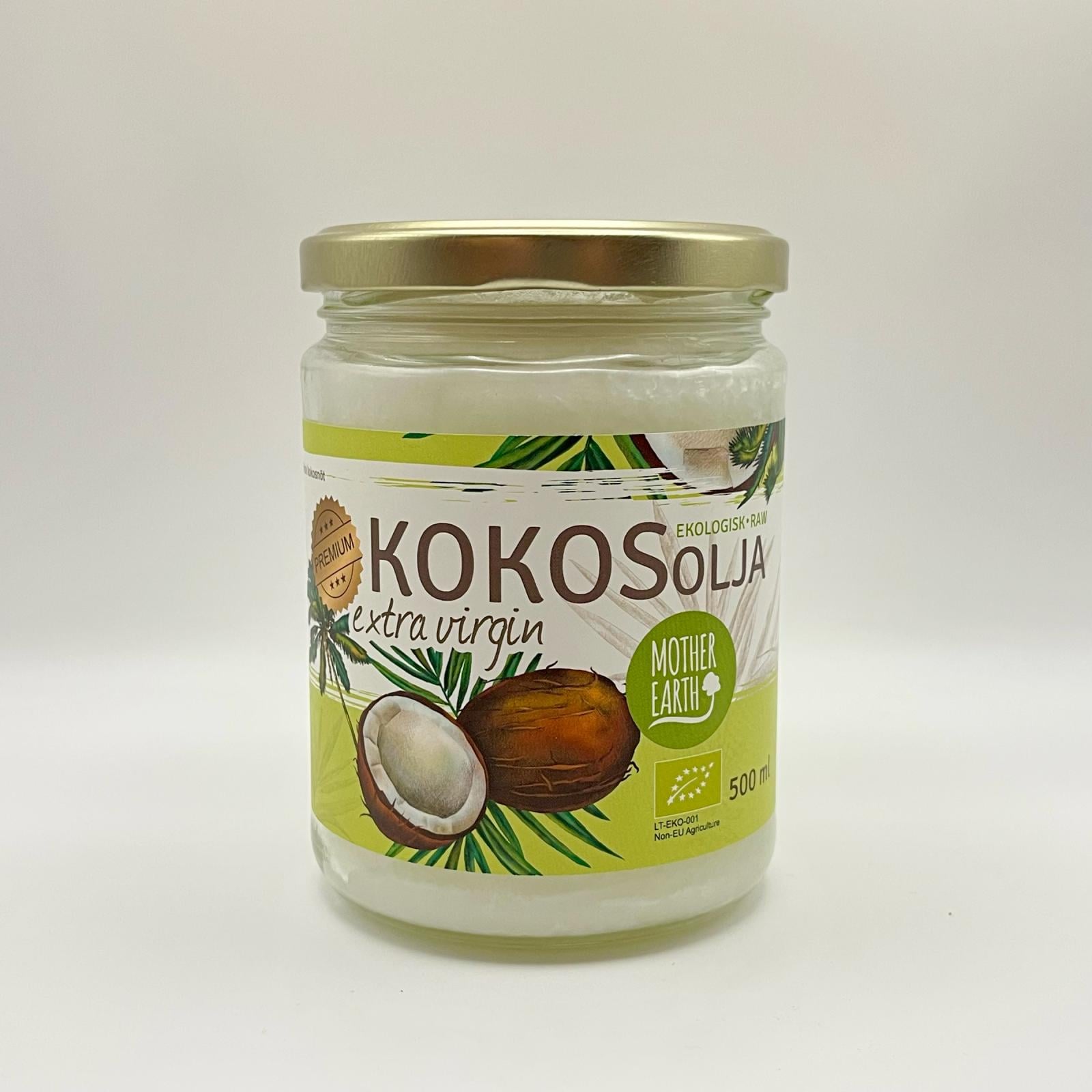 Mother Earth - Kokosolja Extra Virgin 500ml