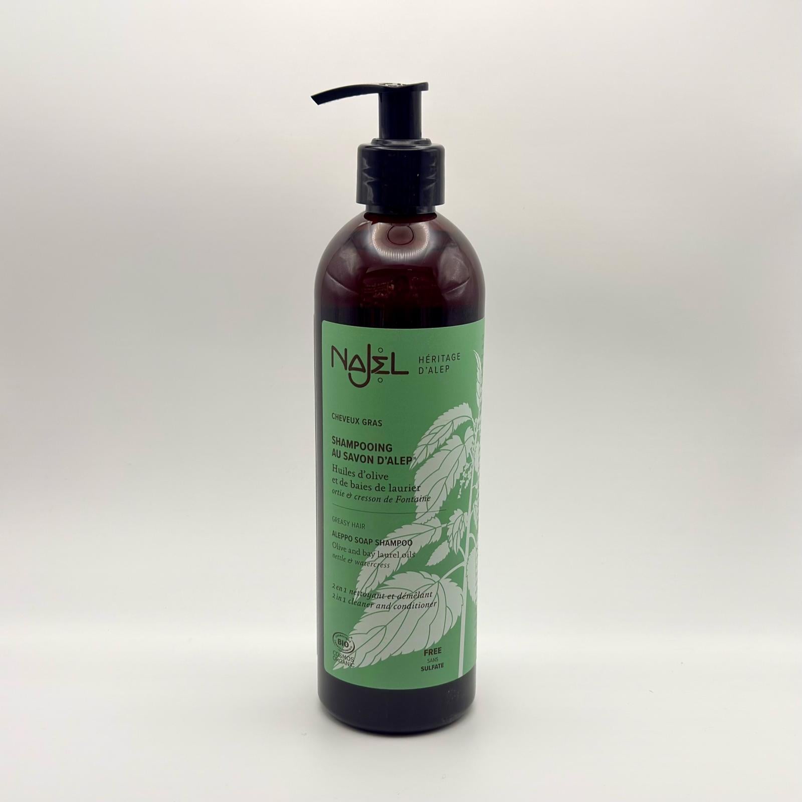 Najel - Aleppo Soap Shampoo 2 in 1 Greasy Hair 500ml