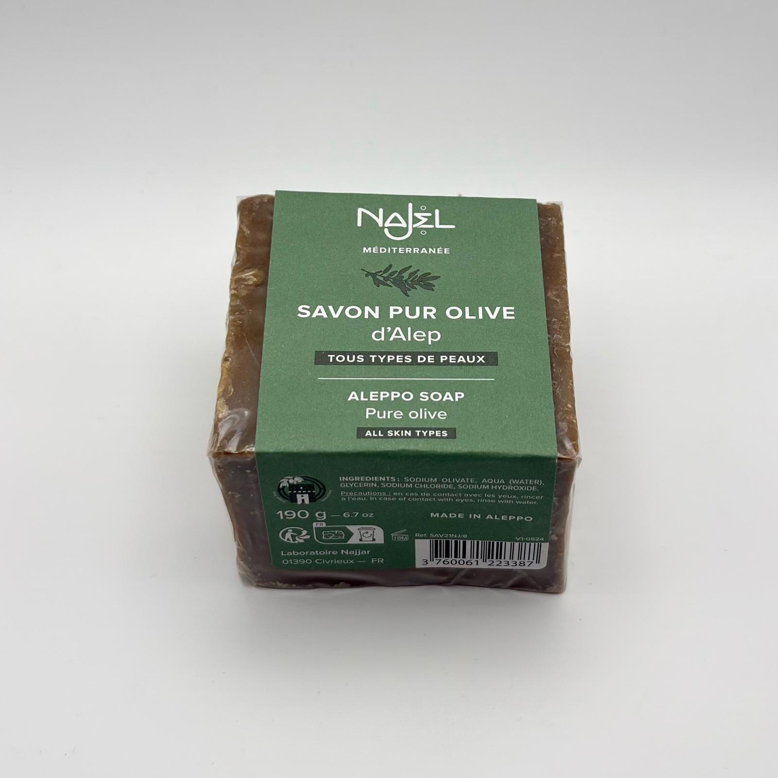 Najel - Aleppotvål Pure Olive 190g
