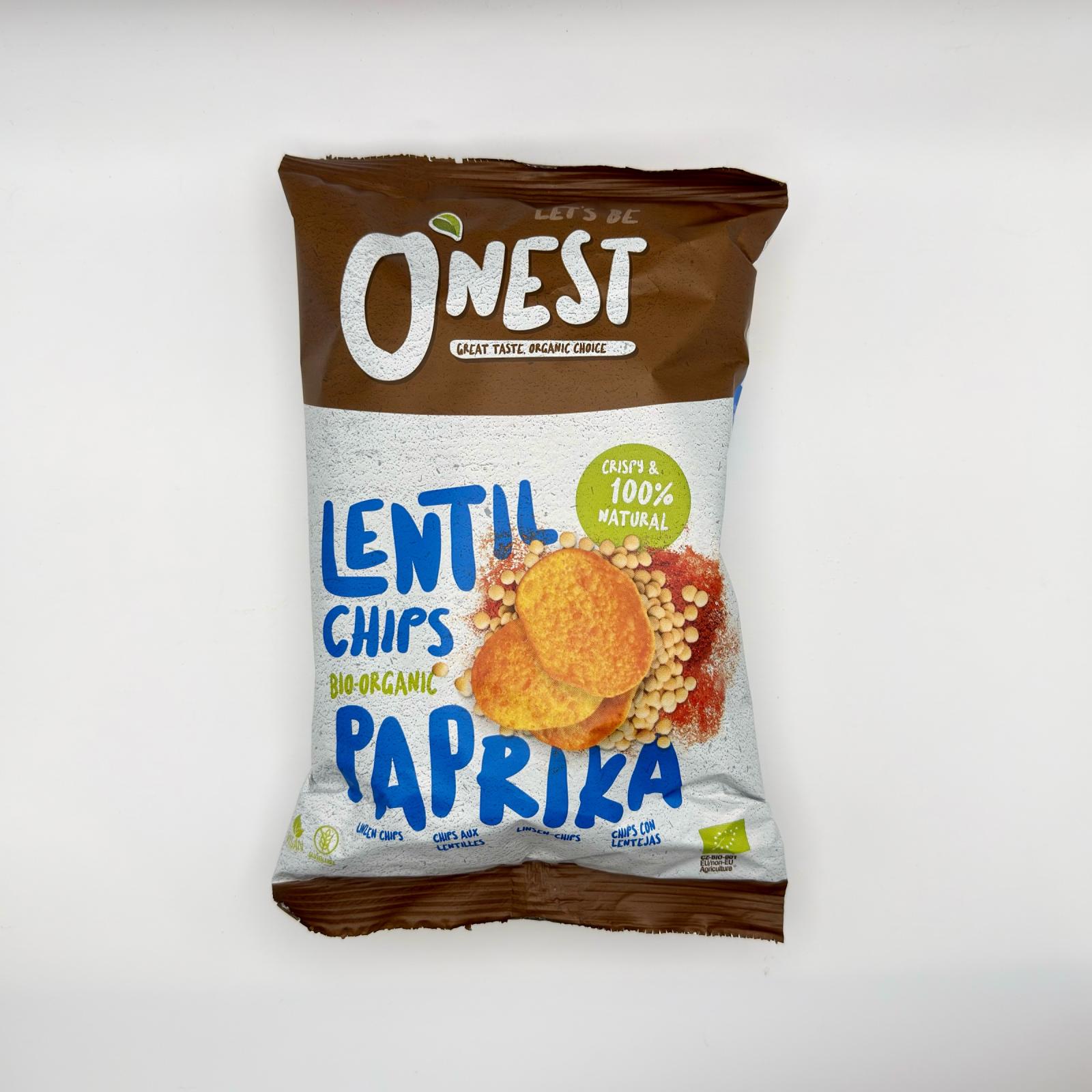 O'nest - Linschips Paprika 40g