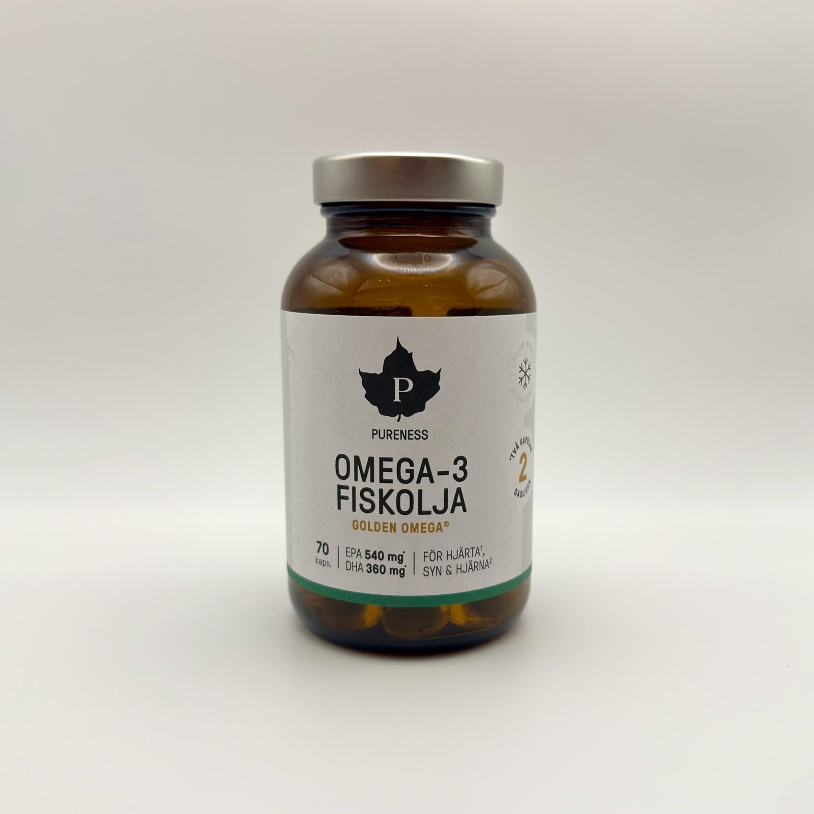 Pureness - Omega-3 Fiskolja 70 kapslar