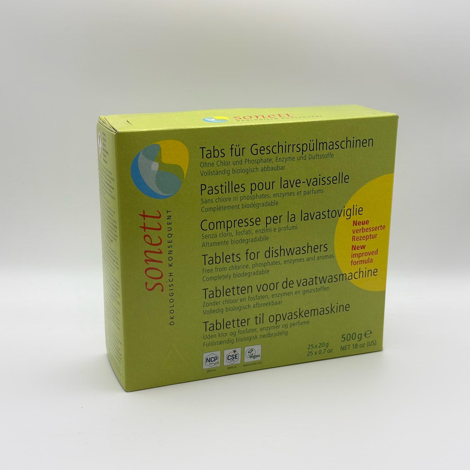 Sonett - Maskindisk Tabletter 500g