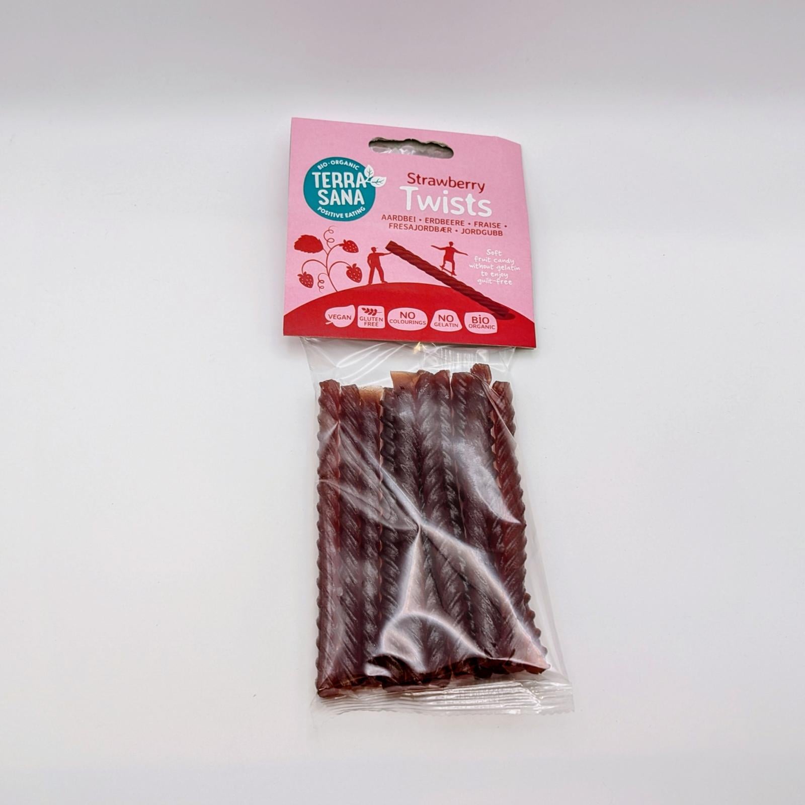 Terra Sana - Jordgubb Twists 75g