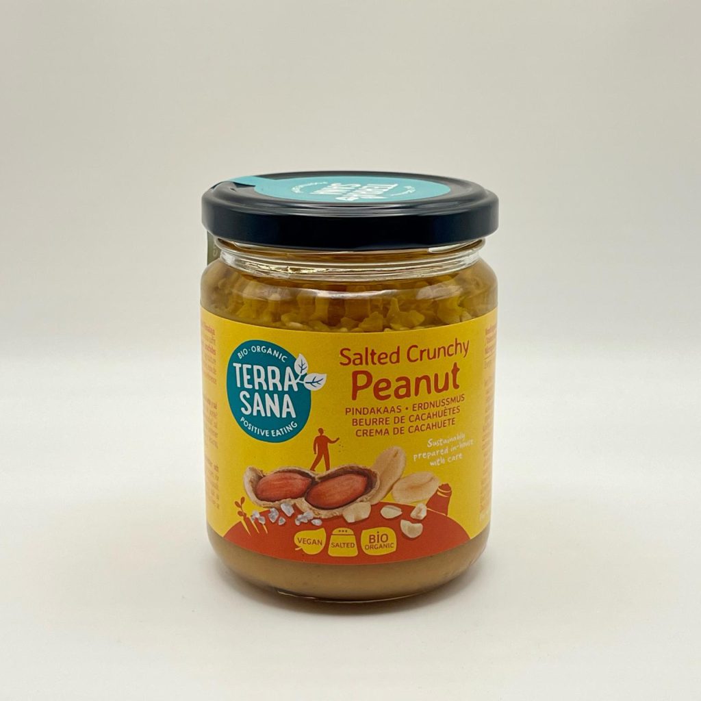 Terra Sana - Jordnötssmör Salted Crunchy 250g