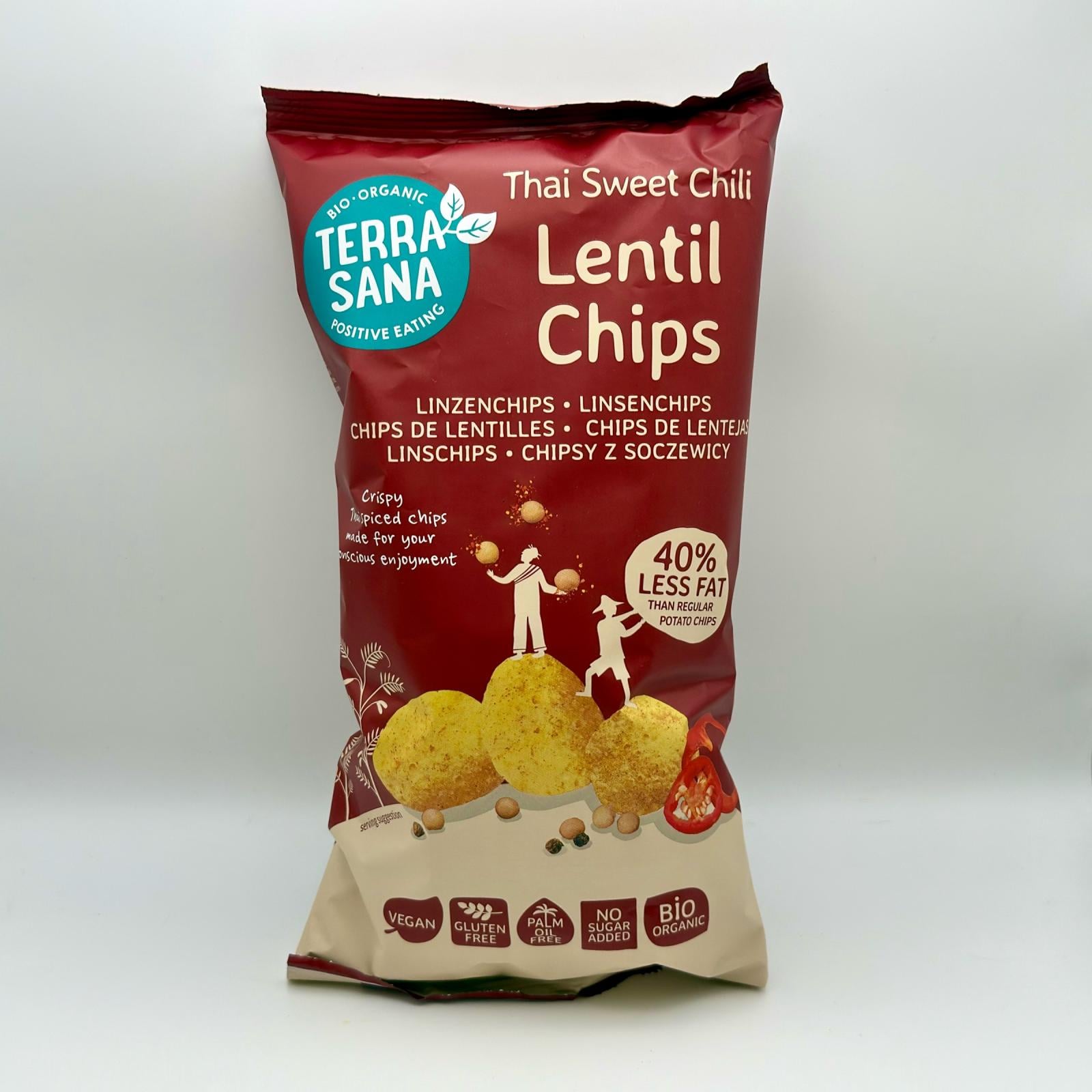 Terra Sana - Lentil Chips Thai Sweet Chili 75g