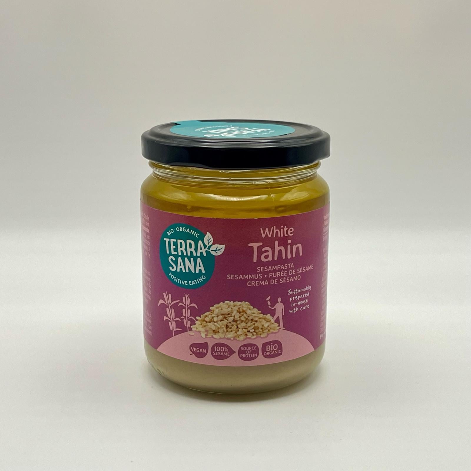 Terra Sana - Tahini Vit Osaltad 250g