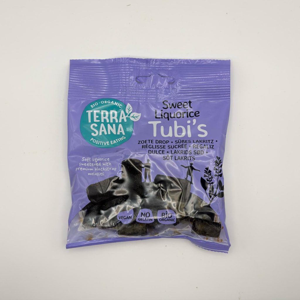 Terra Sana - Tubi’s Sweet Liquorice 100g