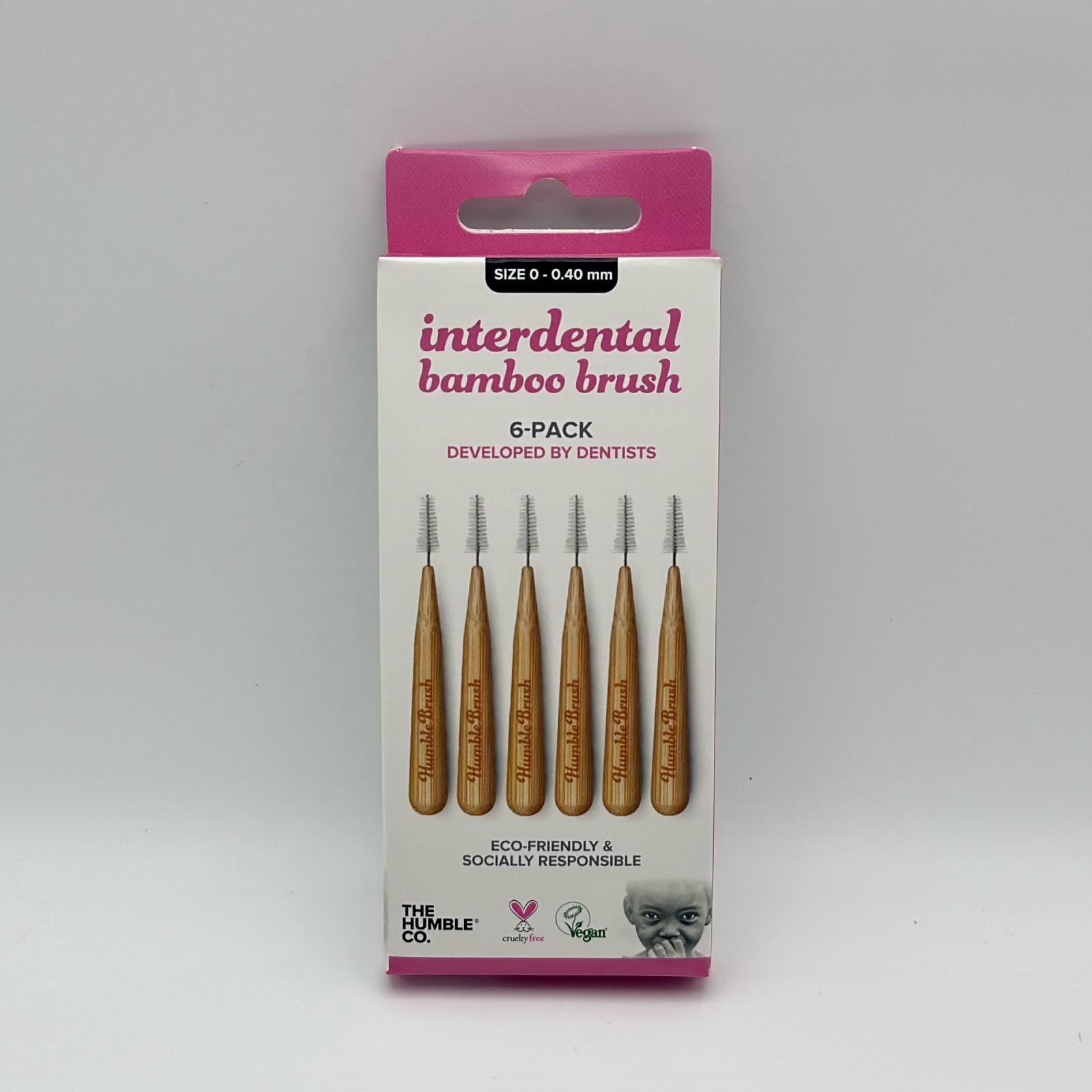 The Humble Co - Mellanrumsborste Bambu 6-pack
