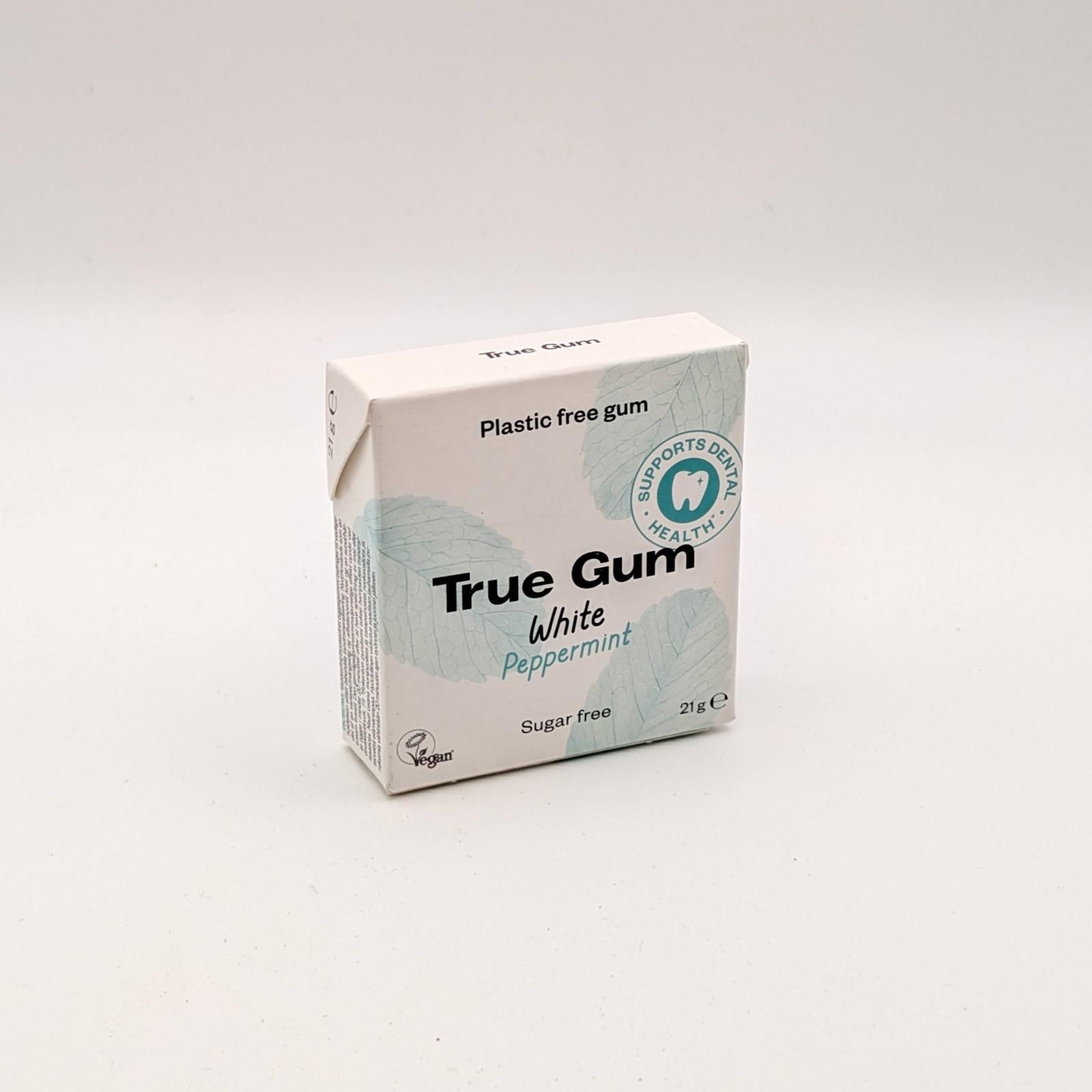True Gum - Tuggummi White Peppermint 21g