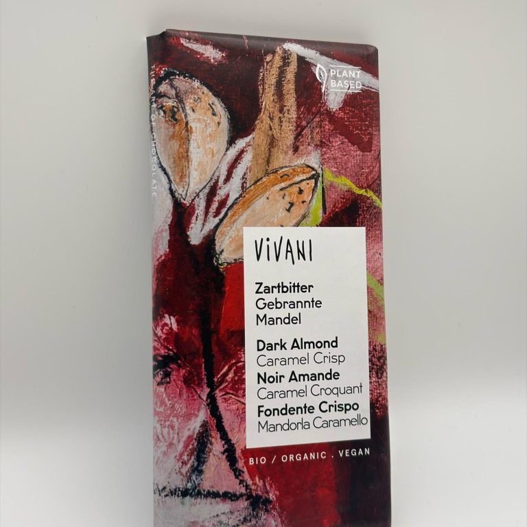 Vivani - Choklad Dark Almond Caramel Crisp 80g