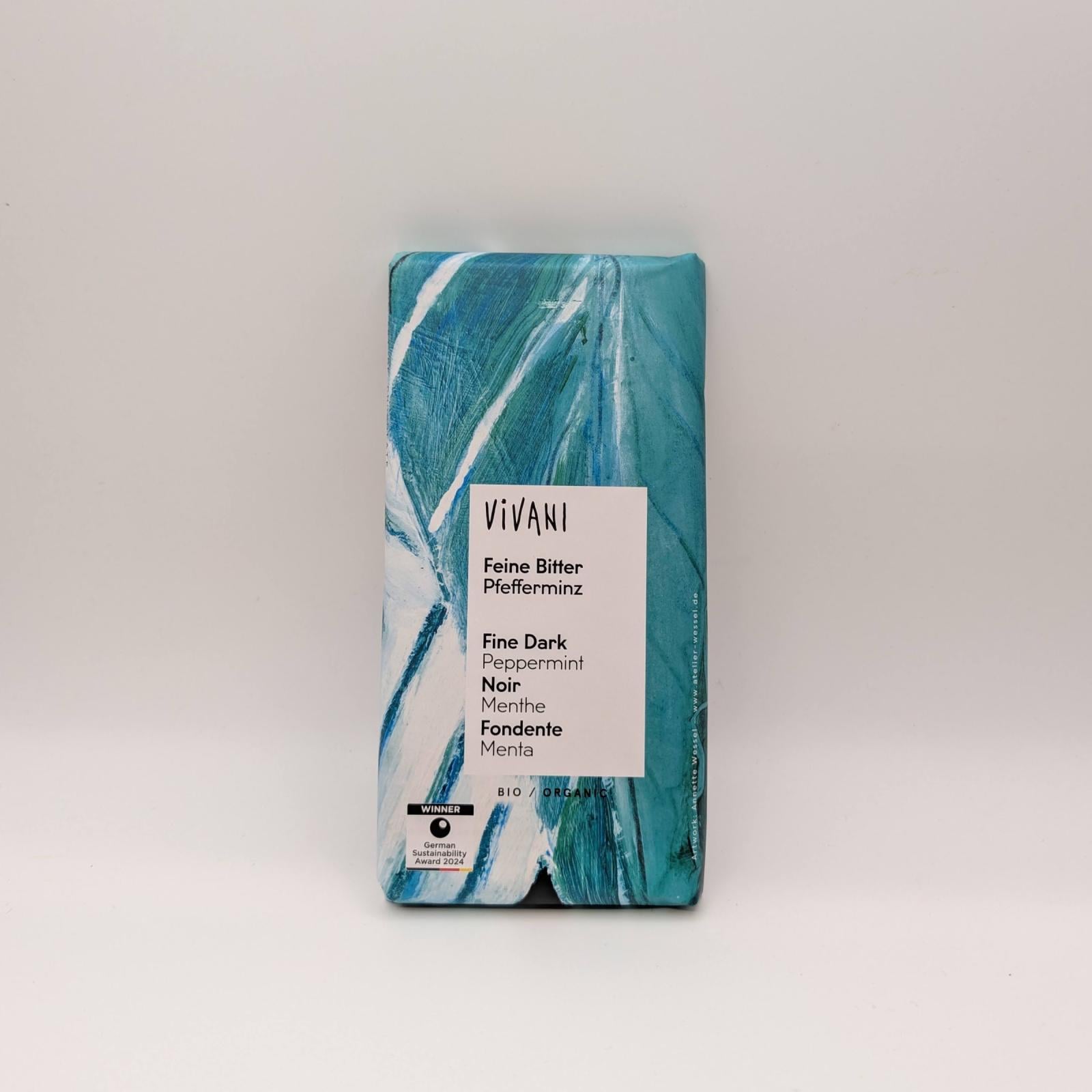 Vivani - Choklad Fine Dark Peppermint 100g