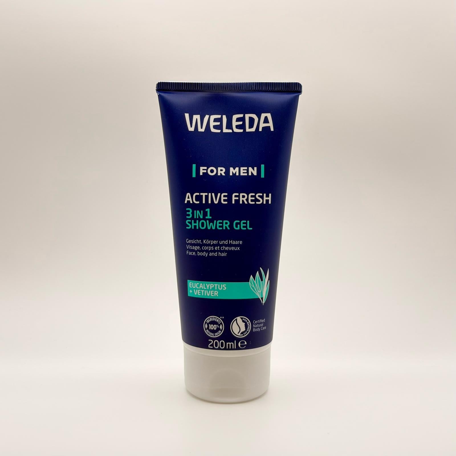 Weleda - Active Fresh 3in1 Shower Gel For Men 200ml